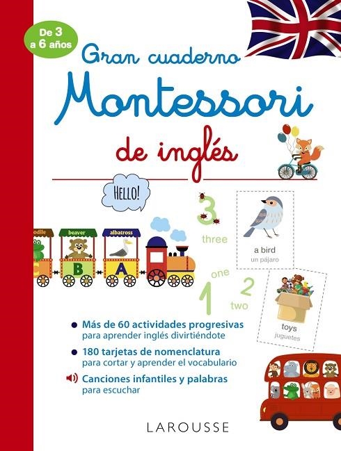 GRAN CUADERNO MONTESSORI DE INGLÉS | 9788418100277 | LAROUSSE EDITORIAL