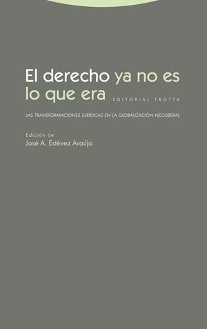 EL DERECHO YA NO ES LO QUE ERA | 9788498799934