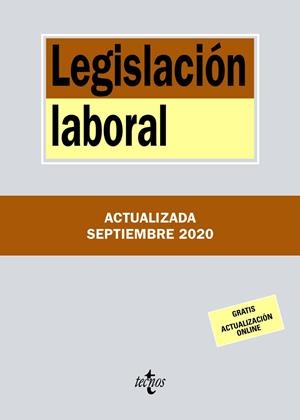 LEGISLACIÓN LABORAL | 9788430980185 | EDITORIAL TECNOS