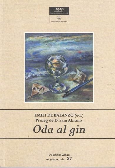 ODA AL GIN | 9788415291701 | BALANZO, EMILI DE