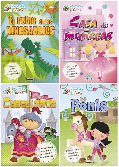INVENTA Y CREA (4 TÍTULOS) | 9788467740639 | SUSAETA, EQUIPO