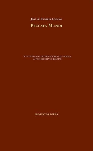 PECCATA MUNDI | 9788418178641 | RAMÍREZ LOZANO, JOSÉ A.