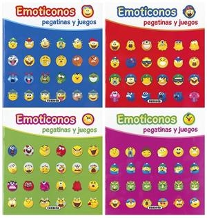 EMOTICONOS PEGATINAS Y JUEGOS (4 TÍTULOS) | 9788467760958 | SUSAETA, EQUIPO
