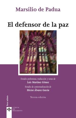 EL DEFENSOR DE LA PAZ | 9788430981588 | PADUA, MARSILIO DE