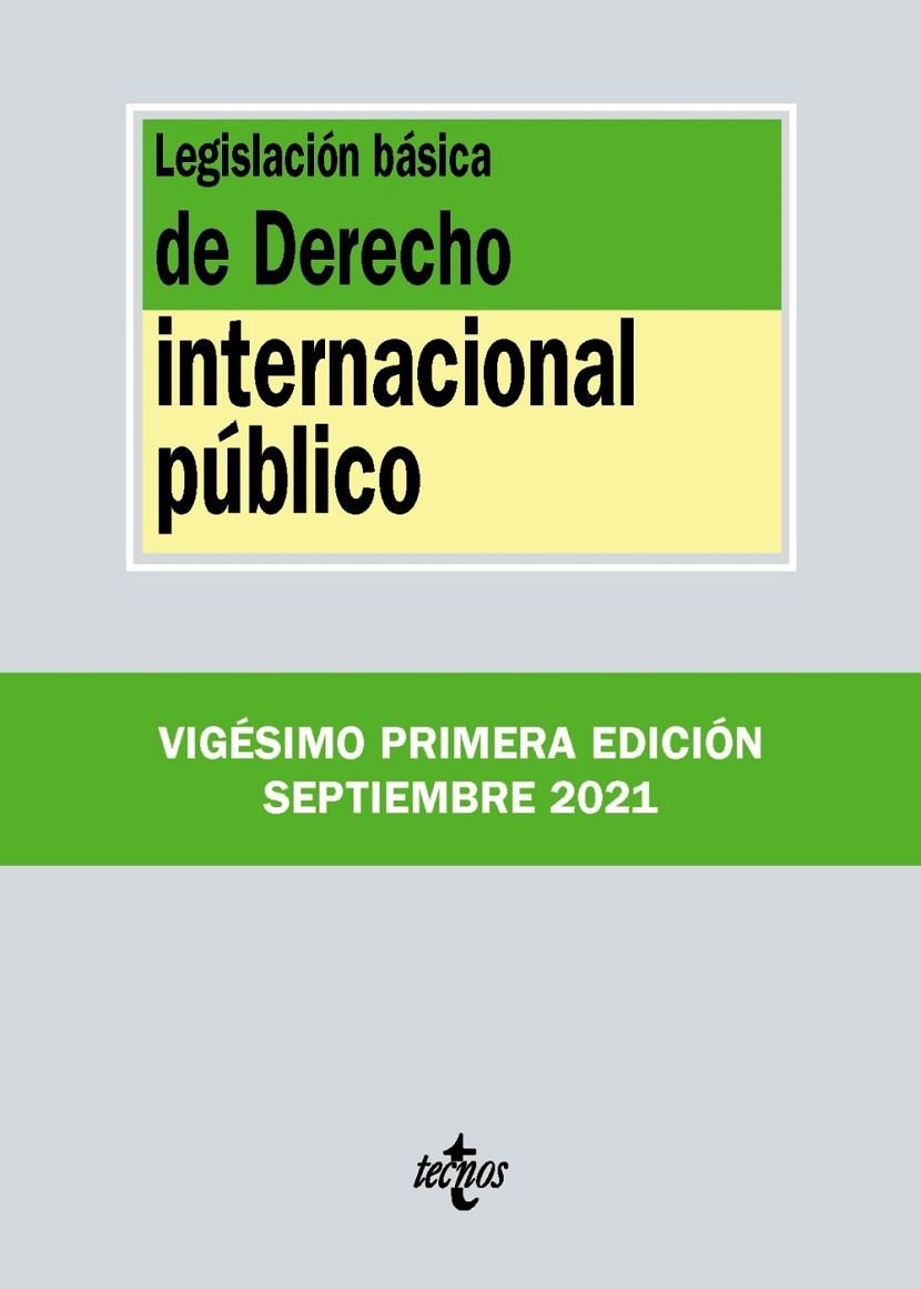 LEGISLACIÓN BÁSICA DE DERECHO INTERNACIONAL PÚBLICO | 9788430982899 | EDITORIAL TECNOS