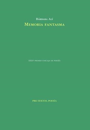 MEMORIA FANTASMA | 9788418935176 | ALÍ, BÁRBARA