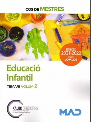 COS DE MESTRES. EDUCACIÓ INFANTIL. TEMARI VOLUM 2 | 9788414252239 | ZANÓN ESTUDIOS UNIVERSITARIOS SUP