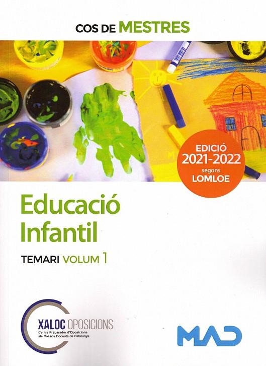 COS DE MESTRES. EDUCACIÓ INFANTIL. TEMARI VOLUM 1 | 9788414252222 | ZANÓN ESTUDIOS UNIVERSITARIOS SUP