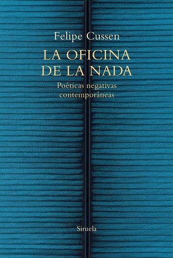 LA OFICINA DE LA NADA | 9788419207364 | CUSSEN, FELIPE