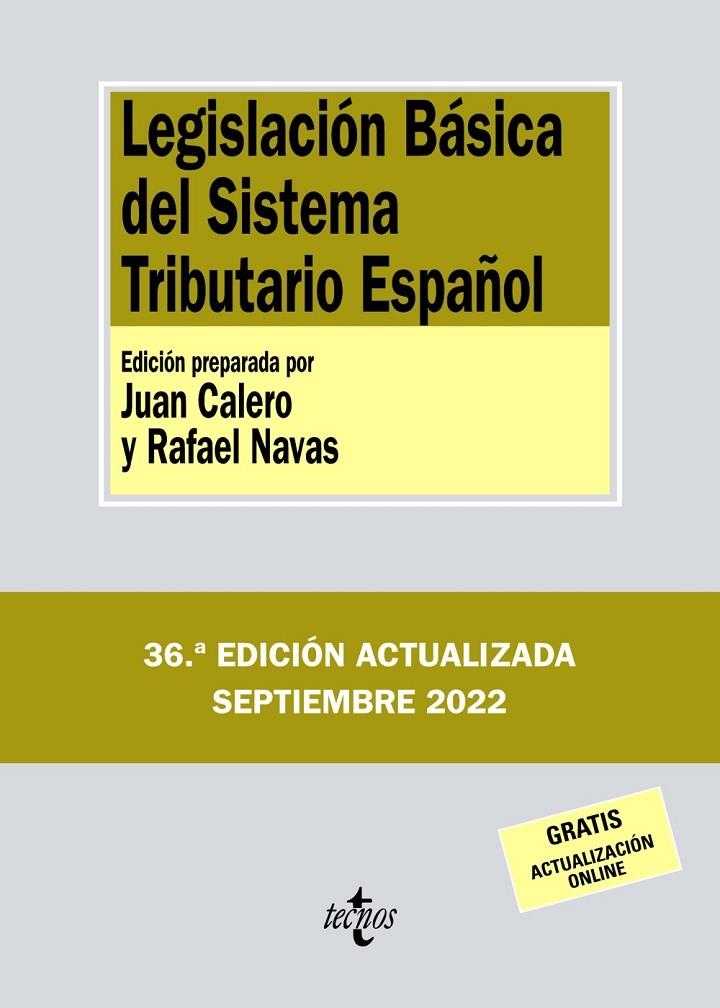 LEGISLACIÓN BÁSICA DEL SISTEMA TRIBUTARIO ESPAÑOL | 9788430985777 | EDITORIAL TECNOS
