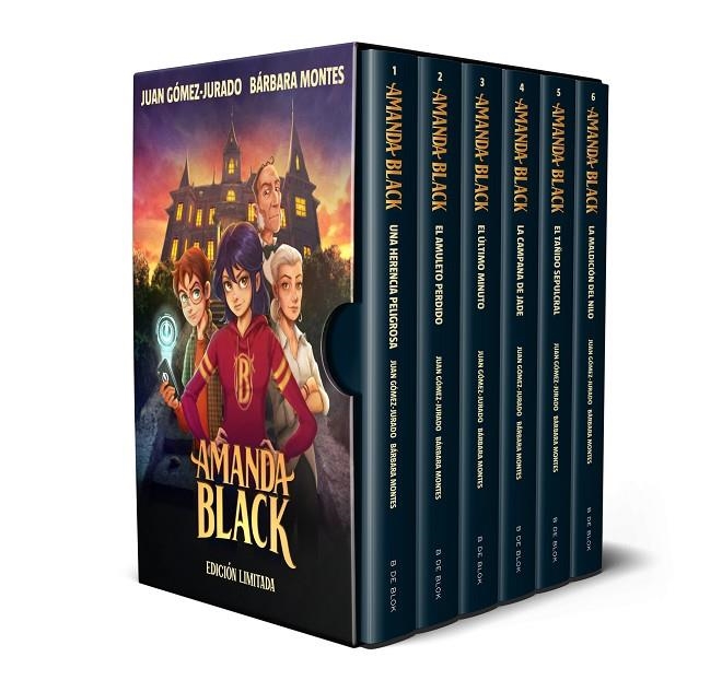 AMANDA BLACK 1-6 - PACK AMANDA BLACK - LIBROS DEL 1 AL 6 (EDICIÓN LIMITADA) | 9788419048967 | GÓMEZ-JURADO, JUAN/MONTES, BÁRBARA