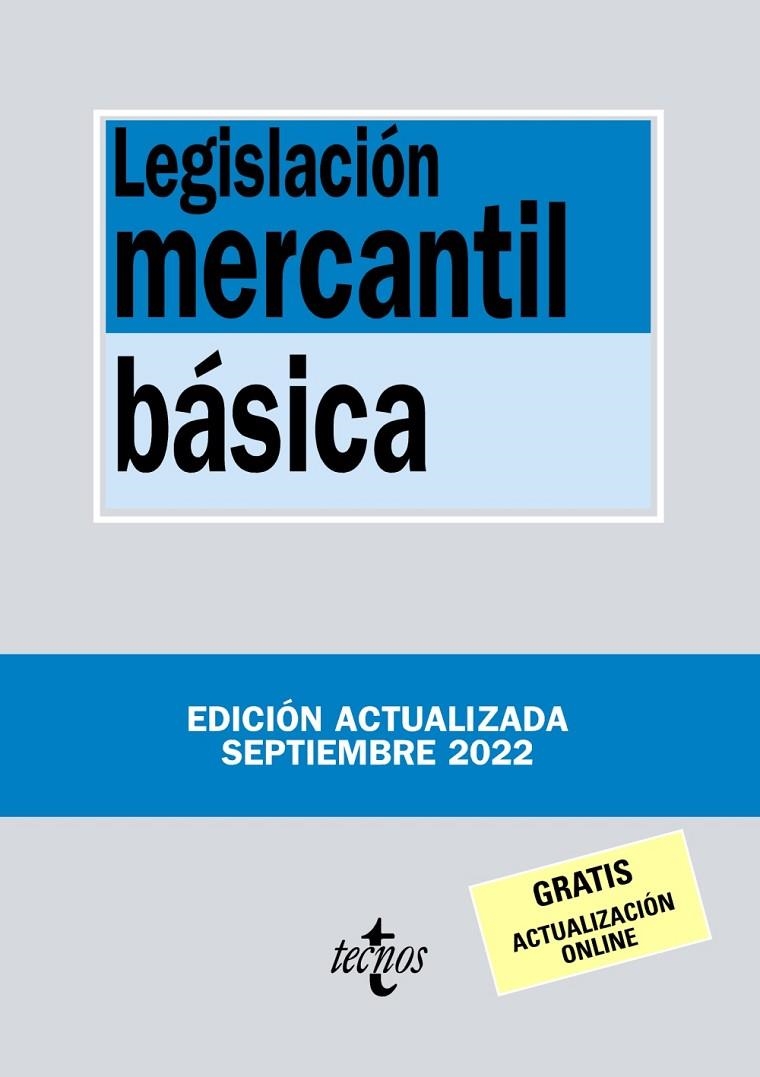 LEGISLACIÓN MERCANTIL BÁSICA | 9788430985708 | EDITORIAL TECNOS