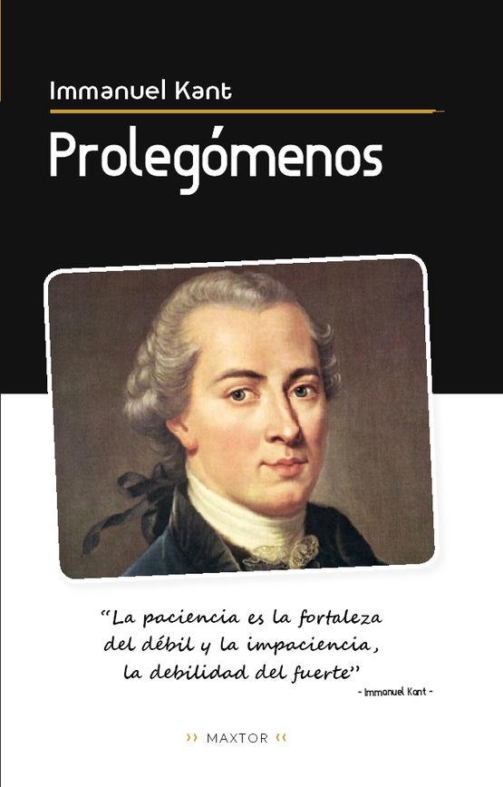 PROLEGÓMENOS | 9788490016510 | KANT, IMMANUEL