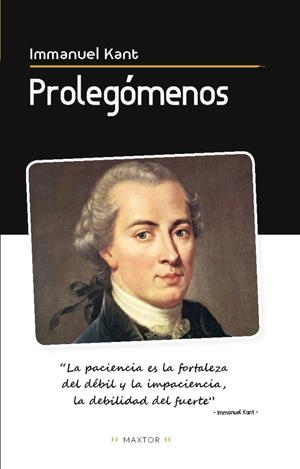 PROLEGÓMENOS | 9788490016510 | KANT, IMMANUEL