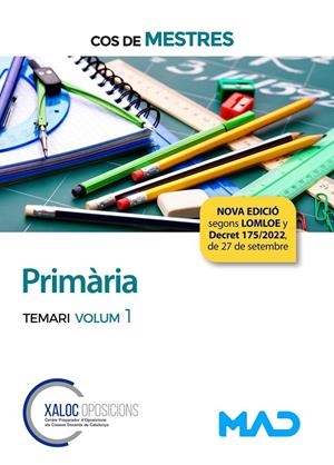 COS DE MESTRES TEMARI VOL. 1 (INCLOU R. DECRET 175;22 DE 25 SETEMBRE) | 9788414262252 | AA.VV