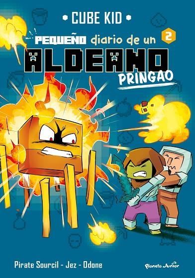 MINECRAFT. PEQUEÑO DIARIO DE UN ALDEANO PRINGAO 2 | 9788408269694 | CUBE KID