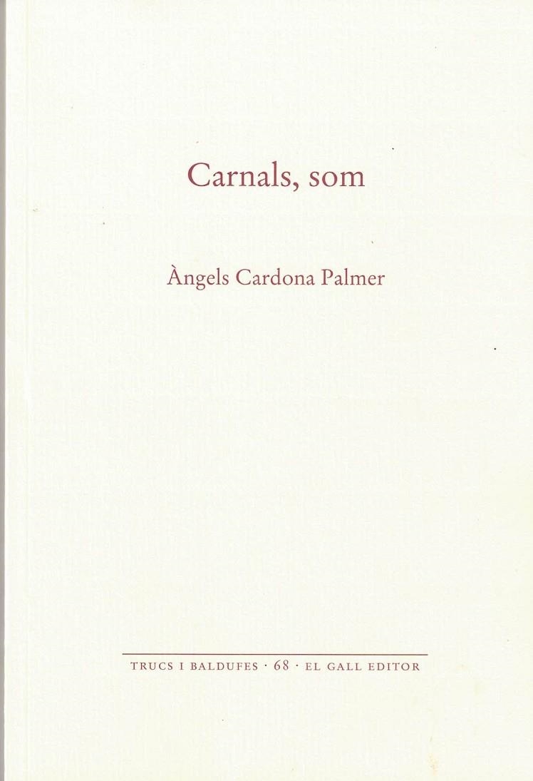 CARNALS, SOM | 9788419321053 | CARDONA PALMER, ANGELS