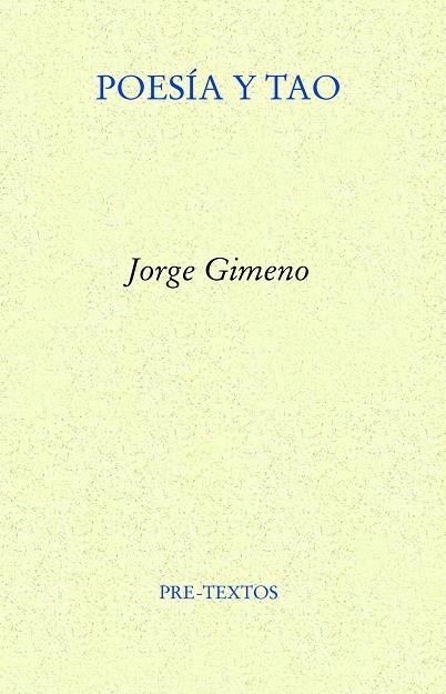 POESÍA Y TAO | 9788419633293 | GIMENO, JORGE