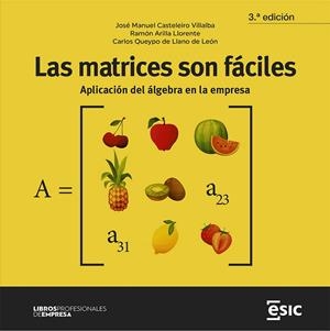 LAS MATRICES SON FÁCILES | 9788419480651 | CASTELEIRO VILLALBA, JOSÉ MANUEL/ARILLA LLORENTE, RAMÓN/QUEYPO DE LLANO DE LEÓN, CARLOS