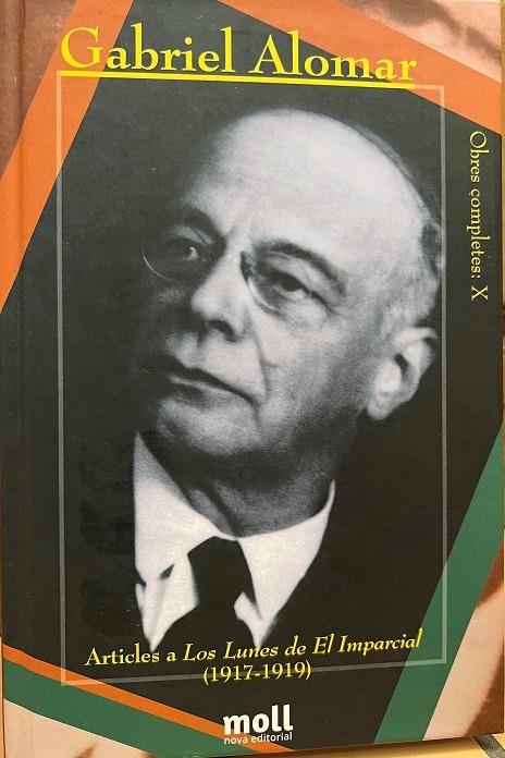 ARTICLES A LOS LUNES DE EL IMPARCIAL (1917-1919) | 9788427309401 | ALOMAR VILLALONGA, GABRIEL