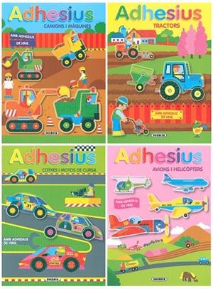 JUGUEM I CONSTRUÏM AMB ADHESIUS DE VINIL (4 TITOLS) | 9788467776379 | BUSQUETS, JORDI
