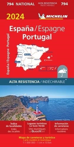 MAPA NATIONAL ESPA¥A, PORTUGAL ALTA RESISTENCIA 17 | 9782067262799 | AA.VV.