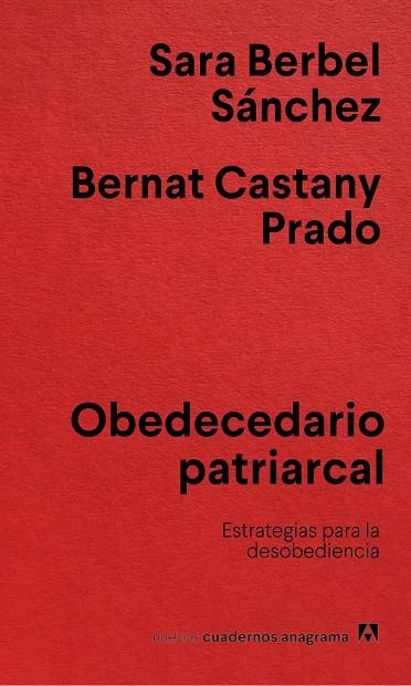 OBEDECEDARIO PATRIARCAL | 9788433922854 | BERBEL SÁNCHEZ, SARA/CASTANY PRADO, BERNAT