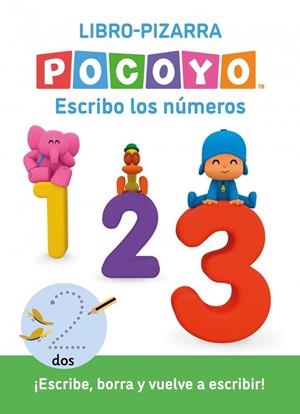 POCOYÓ. LECTOESCRITURA - ESCRIBO LOS NÚMEROS (LIBRO-PIZARRA) | 9788448869977 | ANIMAJ
