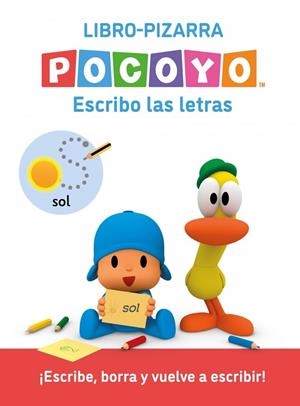 POCOYÓ. LECTOESCRITURA - ESCRIBO LAS LETRAS (LIBRO-PIZARRA) | 9788448869984 | ANIMAJ