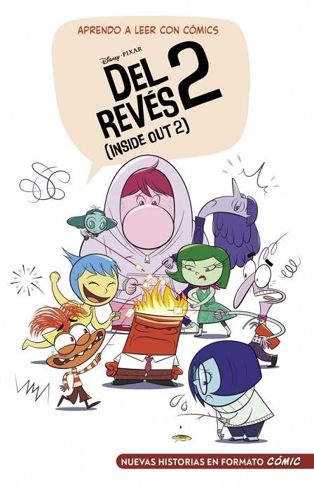 APRENDO A LEER CON CÓMICS DISNEY - DEL REVÉS 2 (INSIDE OUT 2) | 9788419487360 | DISNEY