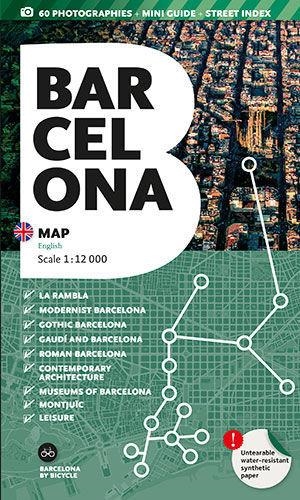 MAPA BARCELONA (ANGLÈS) | 9788484785644 | VARIOS AUTORES