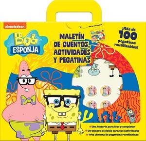 BOB ESPONJA. MALETÍN DE CUENTOS, ACTIVIDADES Y PEGATINAS | 9788408297215 | BOB ESPONJA