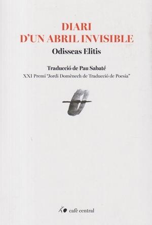 DIARI D'UN ABRIL INVISIBLE | 9788410482852 | ELITIS, ODISEAS