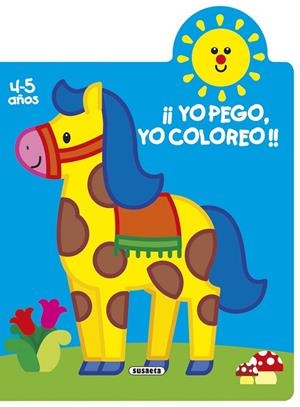 ¡YO PEGO, YO COLOREO! 4-5 AÑOS | 9788467780642 | BUSQUETS, JORDI