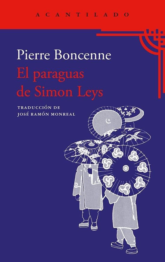 EL PARAGUAS DE SIMON LEYS | 9788419958945 | BONCENNES, PIERRE