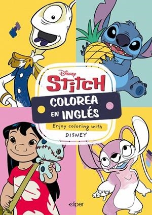 COLOREA EN INGLÉS CON LILO & STITCH (ENJOY COLORING WITH DISNEY) | 9788419487575 | DISNEY