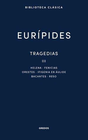 TRAGEDIAS III | 9788424941291 | EURÍPIDES