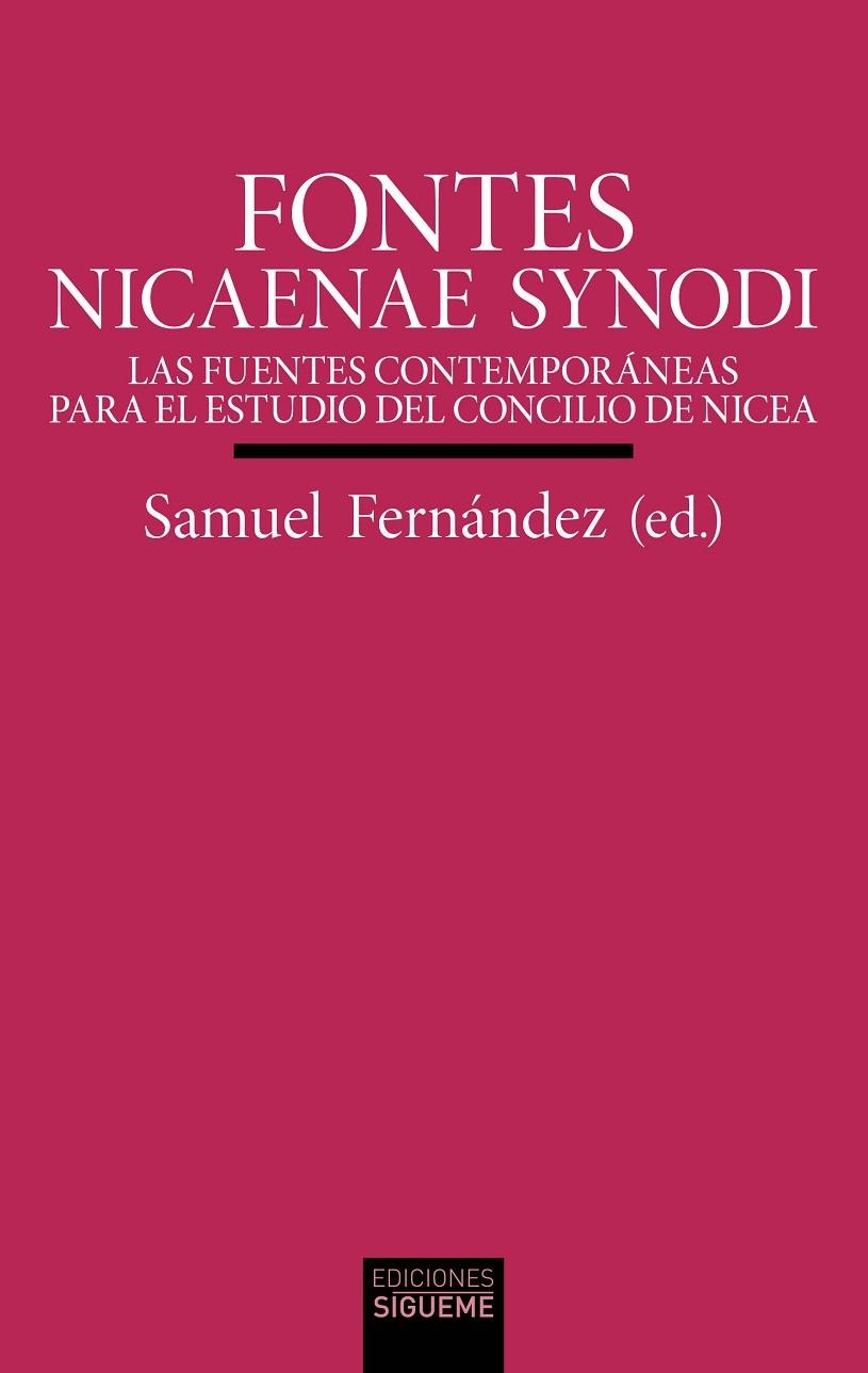 FONTES NICAENAE SYNODI | 9788430122509