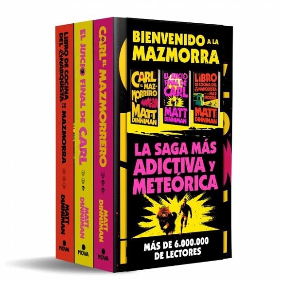 PACK BIENVENIDO A LA MAZMORRA (CARL EL MAZMORRERO | EL JUICIO FINAL DE CARL | EL | 9788410466524 | DINNIMAN, MATT