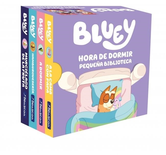 BLUEY. LIBRO JUGUETE - HORA DE DORMIR. PEQUEÑA BIBLIOTECA (EDICIÓN EN ESPAÑOL) | 9788448872823 | BLUEY