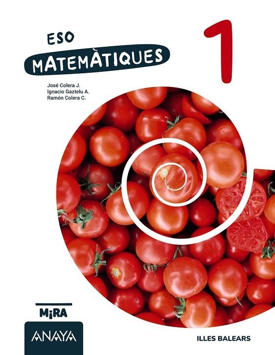 MATEMÀTIQUES 1 | 9788414355633 | COLERA CAÑAS, JOSÉ/COLERA CAÑAS, RAMÓN/GAZTELU ALBERO, IGNACIO