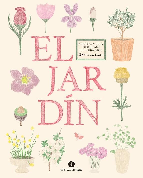 EL JARDÍN. COLOREA Y CREA TU COLLAGE CON PEGATINAS | 9791387934125