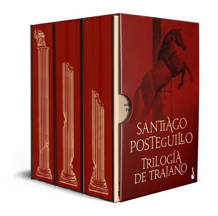 ESTUCHE TRILOGÍA DE TRAJANO. EDICIÓN ESPECIAL CON CANTOS DECORADOS | 9788408327547 | POSTEGUILLO, SANTIAGO